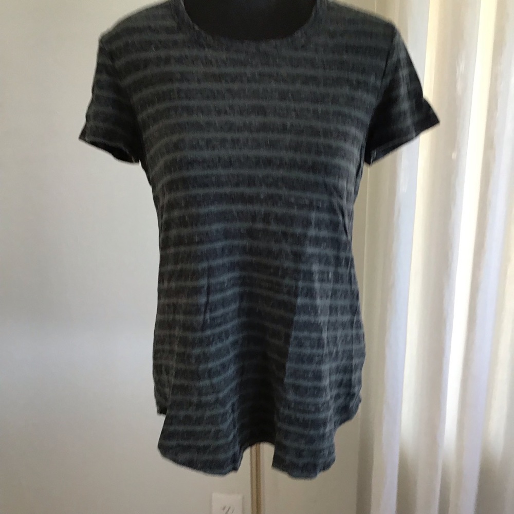 WCX3037 JAMES PERSE Striped Crew neck Top